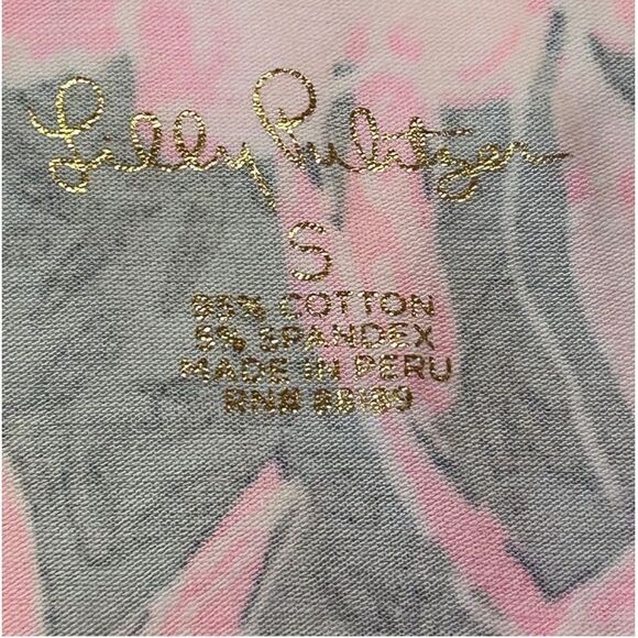 Lilly Pulitzer Waverly Top Flamingle - Picture 10 of 11